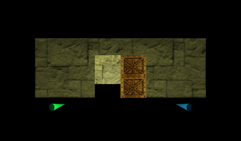 [1] Figure28.1AnchorViewpointsDungeon.x3d - Forward view